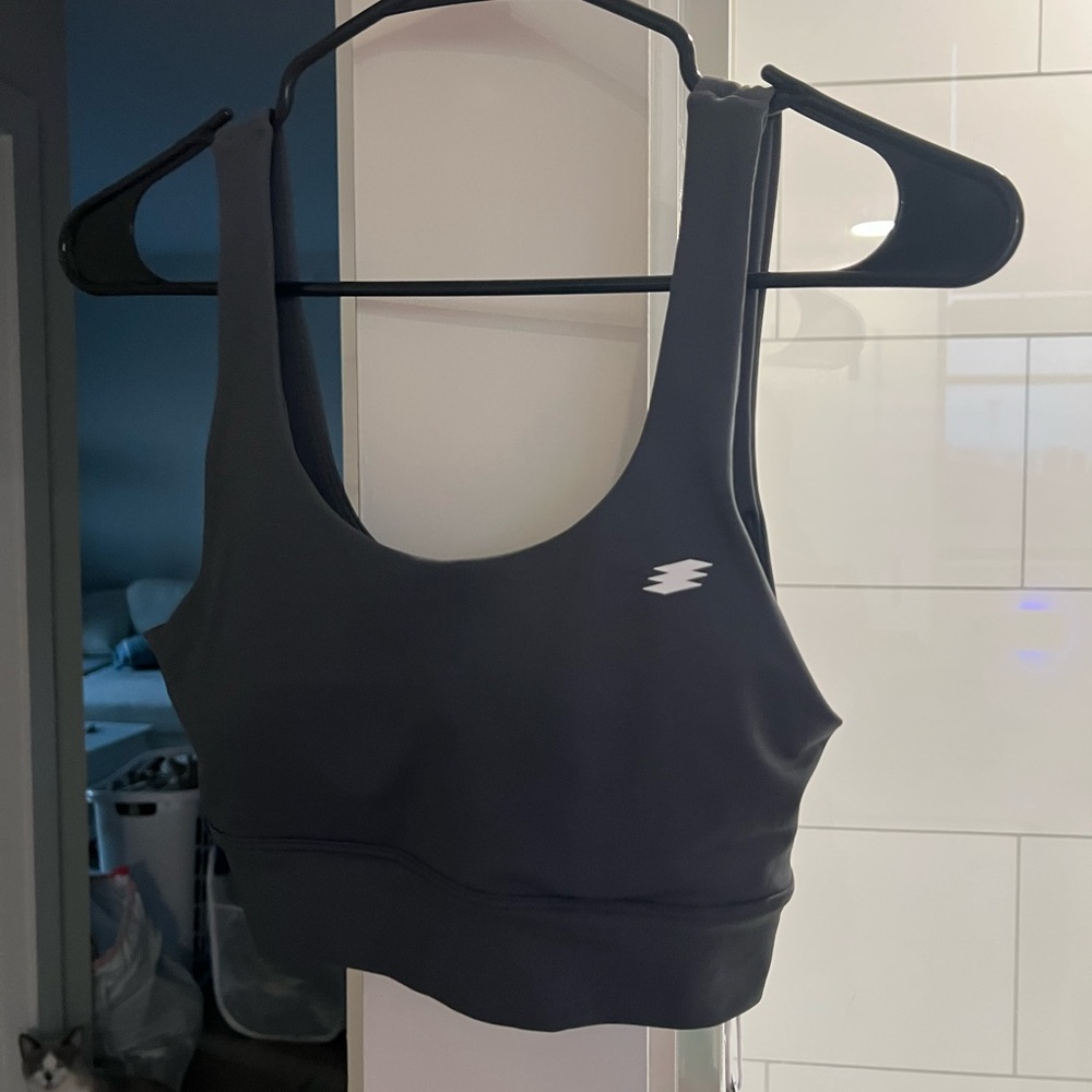 Women's Gray Sports Bra